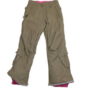 Betty Rides Tan Snow Pants m